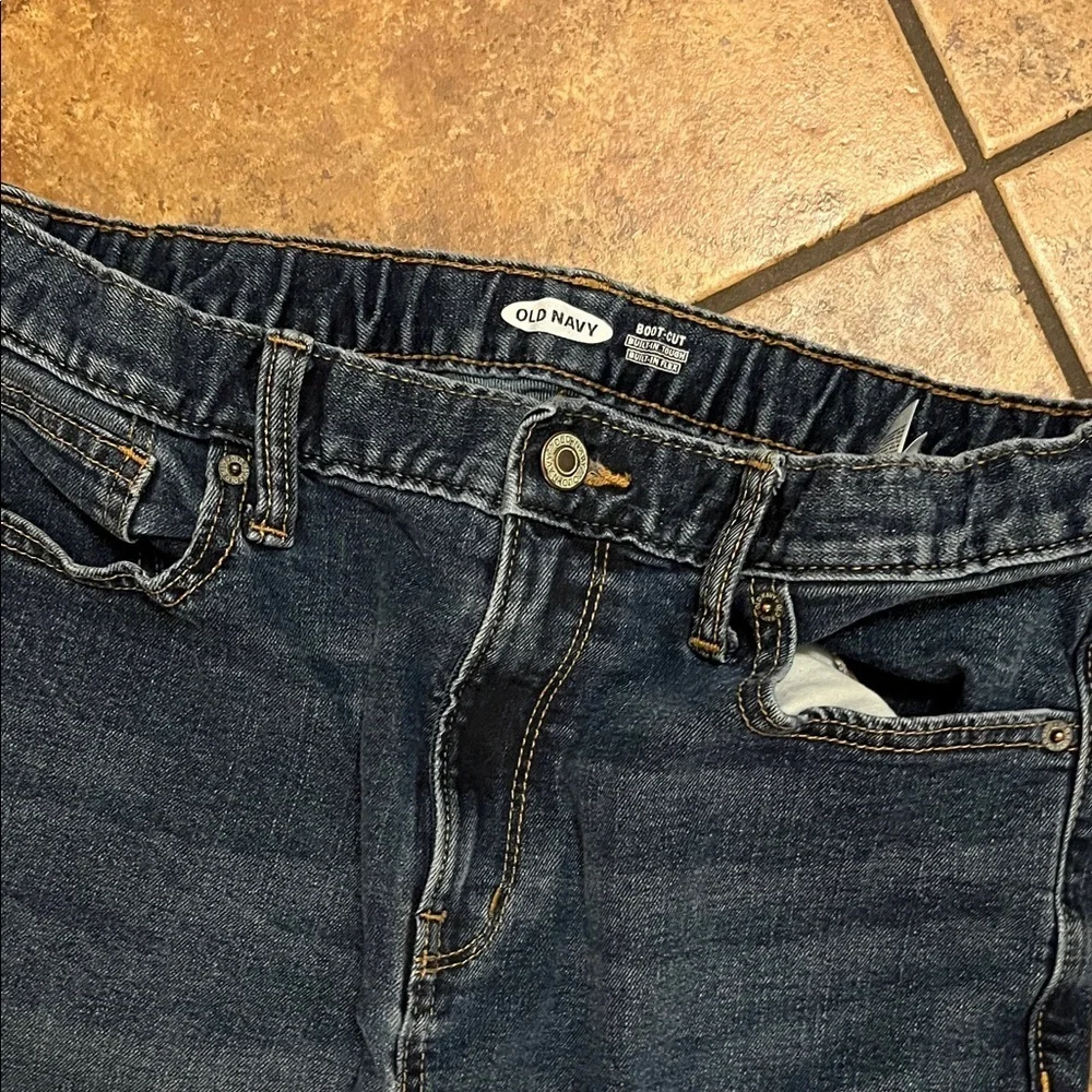 Old Navy Blue Jeans Kids Unisex Boot-Cut 16 Tall